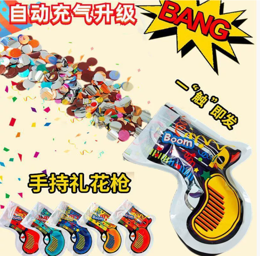 10 Pistolet à Conffetis